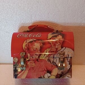 Kids Coca-Cola Miniature Lunch Box Vintage Not Perfect